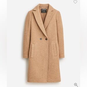 J. Crew Women's Daphne topcoat in Italian boiled wool